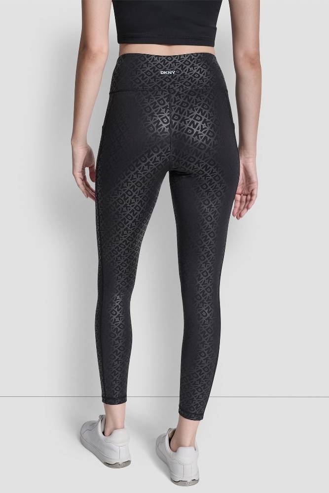 DKNY HIGH-RISE 7/8 PRINTED LEGGING