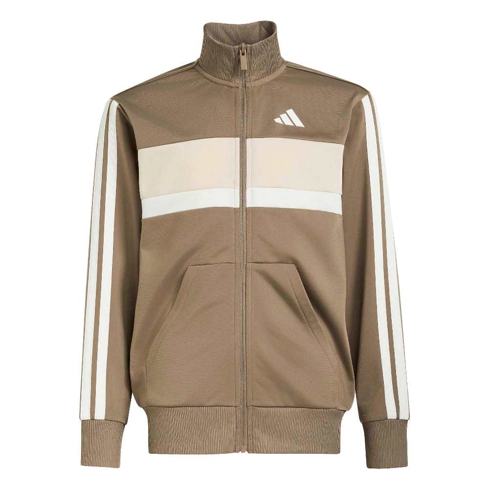 ADIDAS YOUTH SEASONAL ESSENTIALS TIBERIO 3 STRIPES TRICOT TRACKSUIT