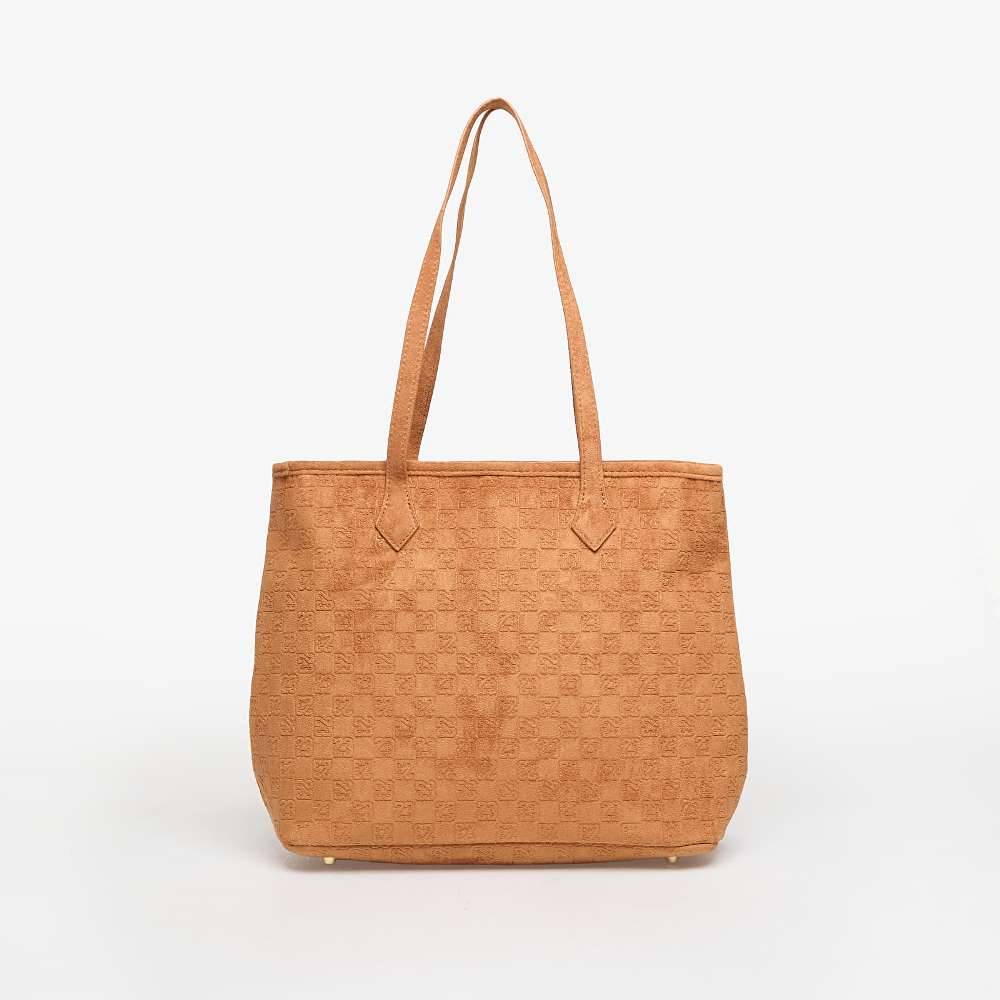 NIKE JORDAN SUEDE MONOGRAM TOTE