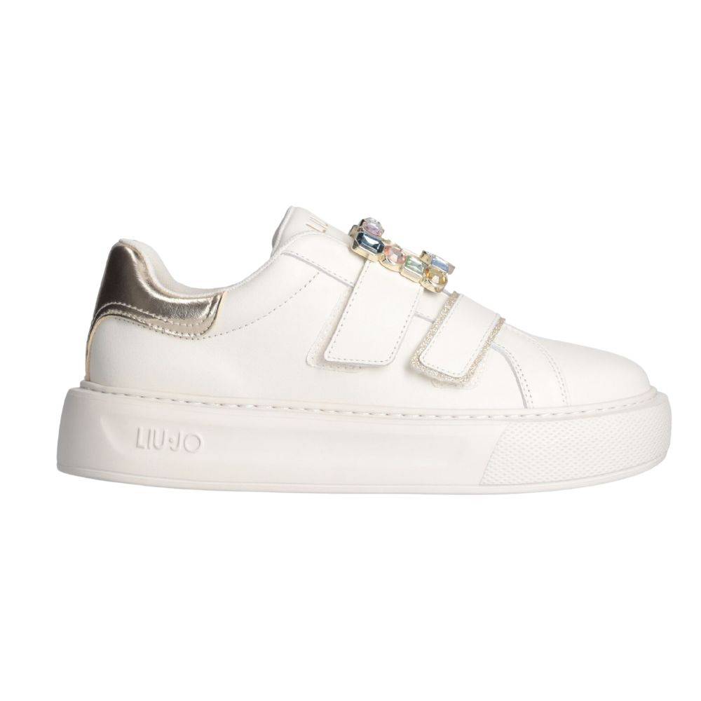 LIU JO KYLIE 20 - SNEAKER WITH JEWEL STRAPS