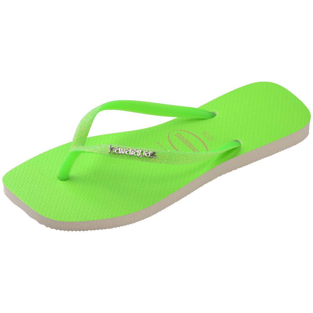 HAVAIANAS SLIM SQUARE GLITTER NEON