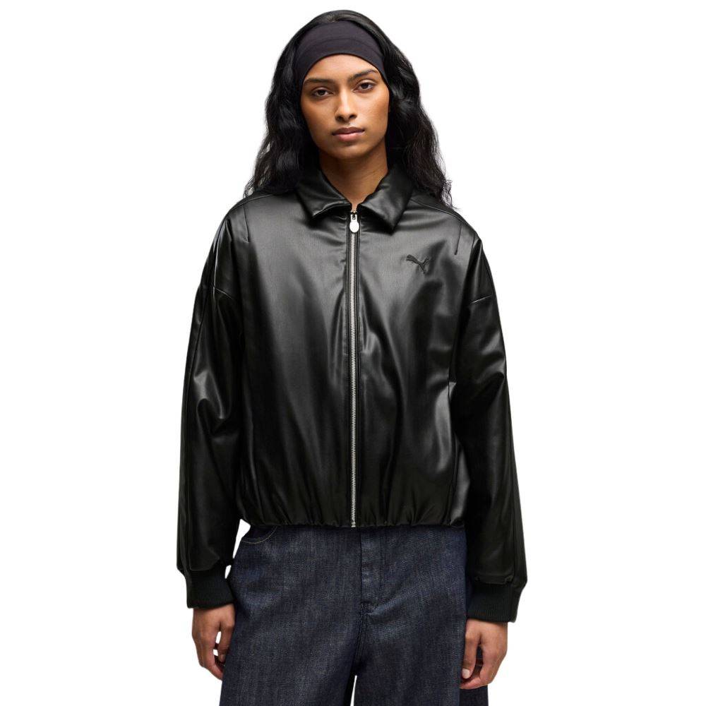 PUMA FUTURE.PUMA.ARCHIVE PLEATHER JACKET W