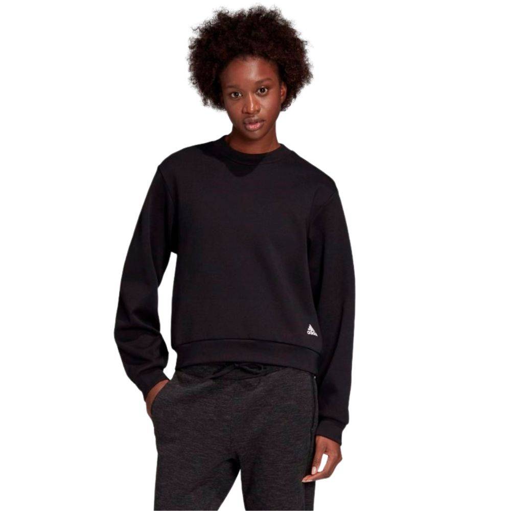 ADIDAS WOMENS PLEATED SWEATSHIRT