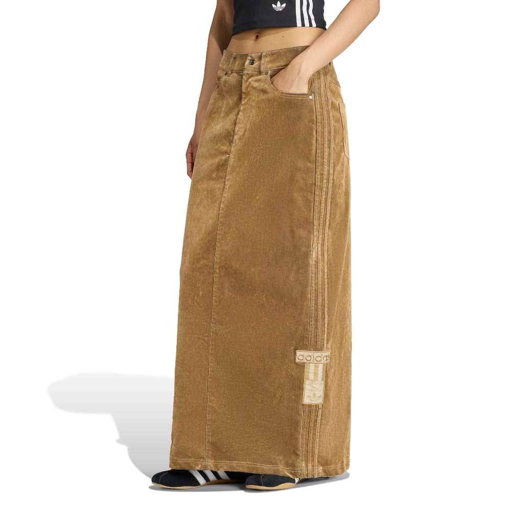 ADIDAS ORIGINALS ADIBREAK BRUSHED TWILL MAXI SKIRT