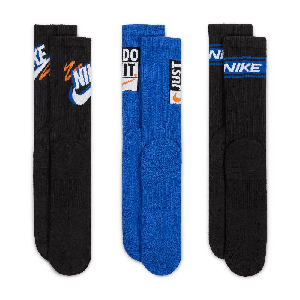 NIKE EVERYDAY PLUS CREW 3-PAIRS SPORT SOCKS