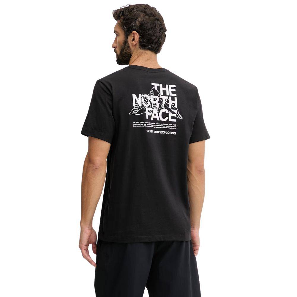 THE NORTH FACE M MOUNTAIN SKETCH REGULAR SHORT SLEEVE TEE GRAPHIC