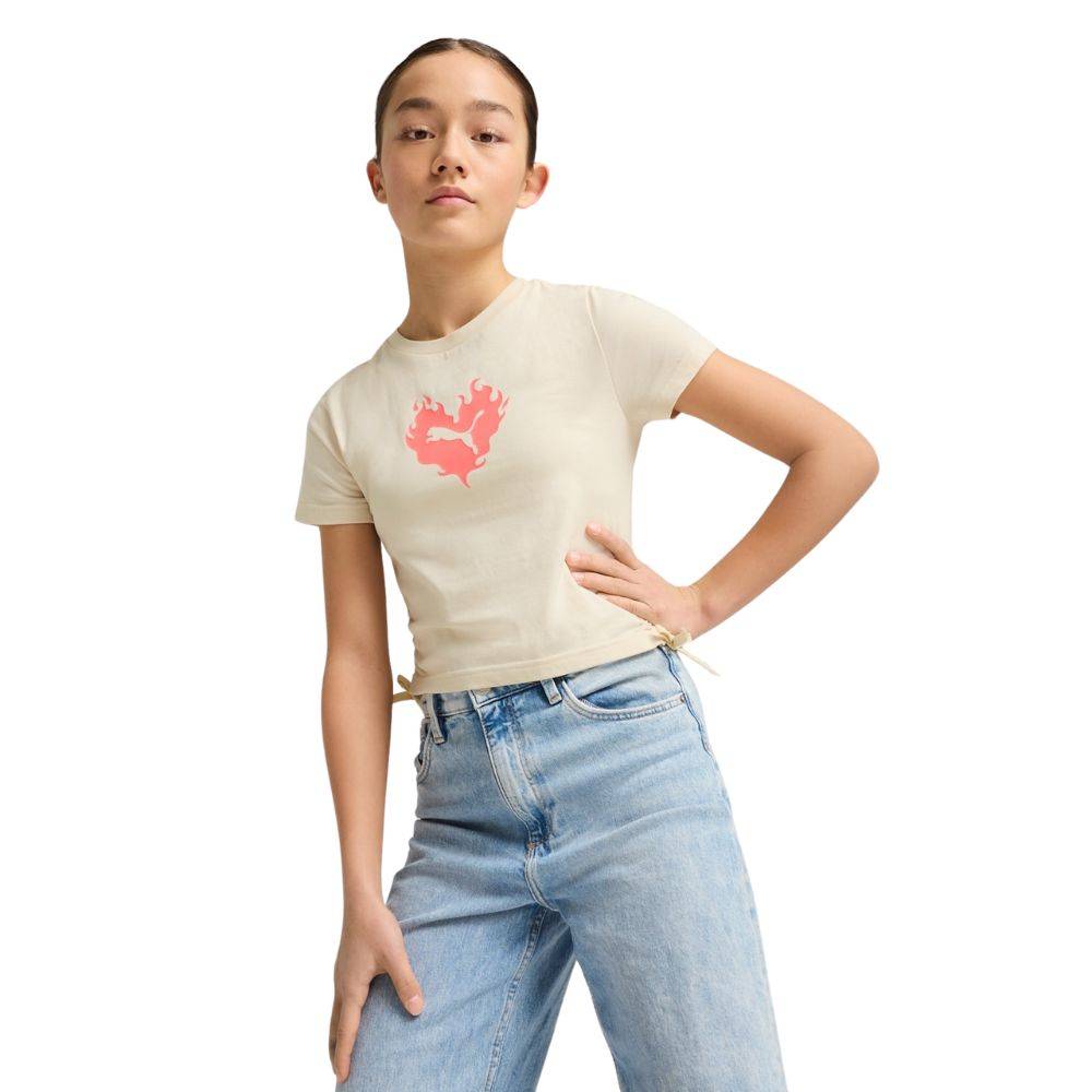 PUMA FLAMING LOVE KNOTTED TEE G