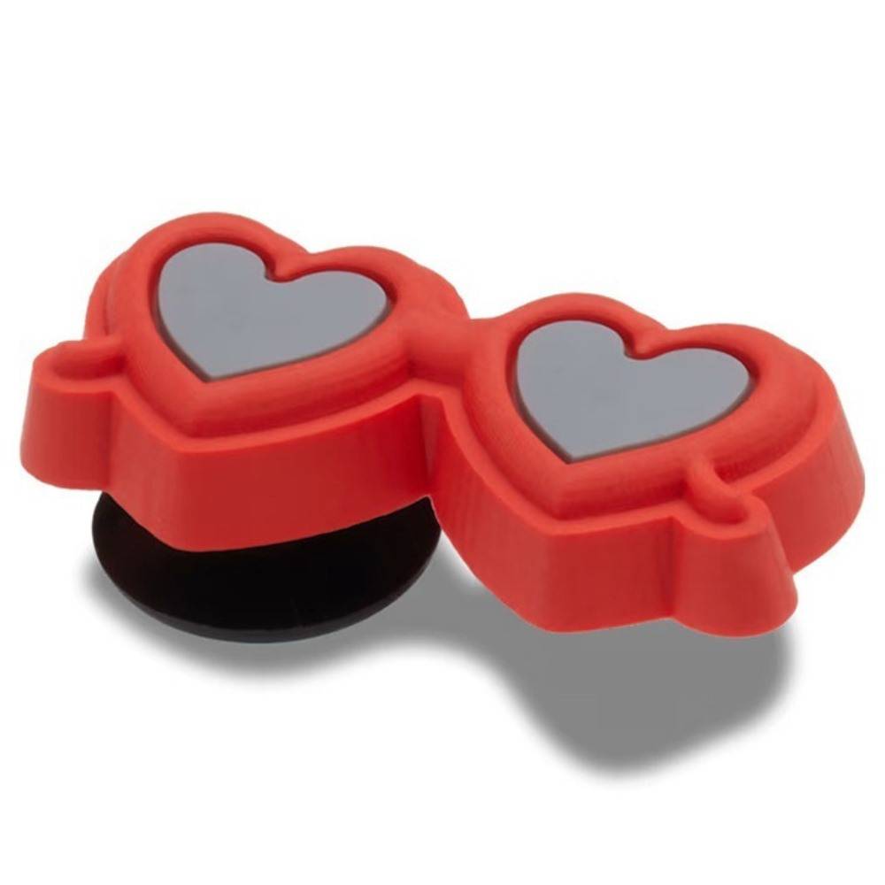 CROCS RED HEART SUNGLASSES JIBBITZ