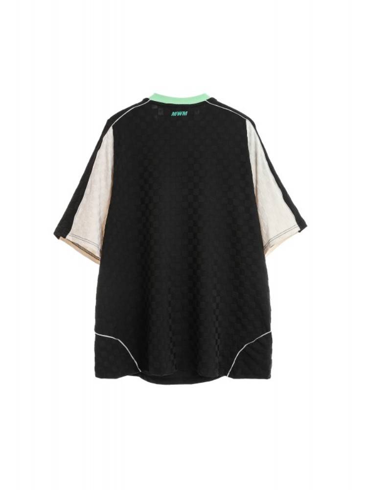 MWM BLACK SOCCER STYLE COLORBLOCK JERSEY