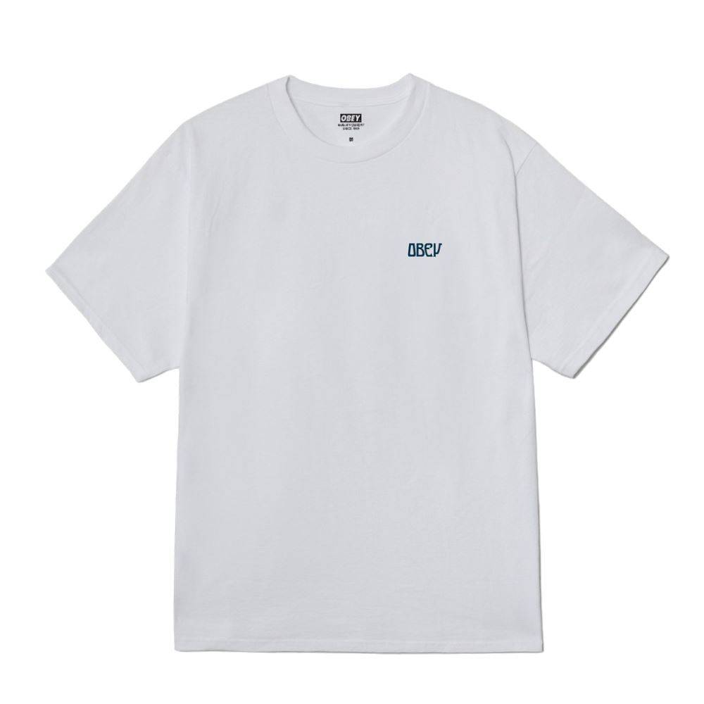 OBEY PEACE NOW BUTTERFLIES TEE