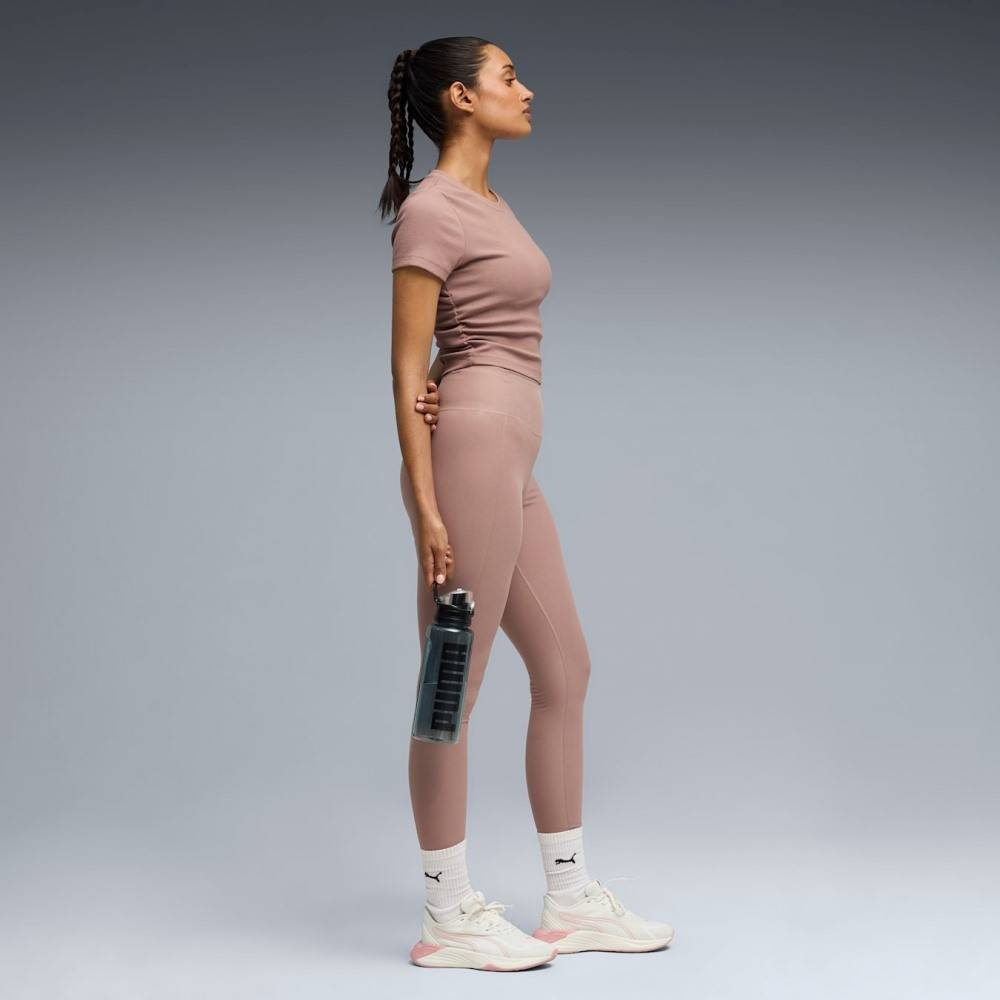 PUMA W CLOUDSPUN RIB TEE