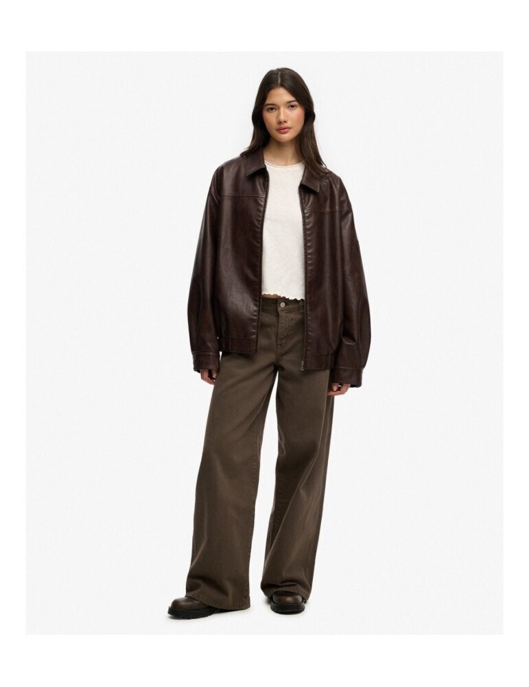 SUPERDRY COLLARED OVERSIZED BOMBER