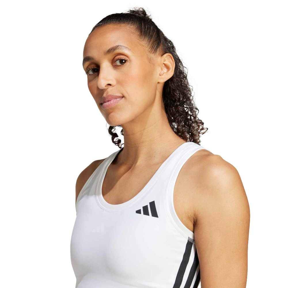 ADIDAS WORKOUT ESSENTIALS 3-STRIPES CROPPED TANK TOP