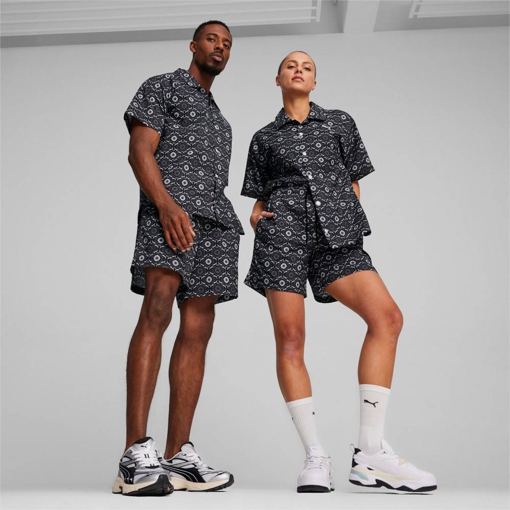 PUMA CLASSICS NEW PREP AOP WOVEN SHORTS 6