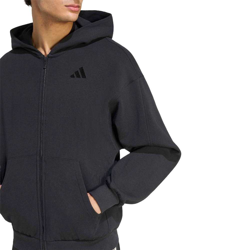 ADIDAS M KIT SMALL LOGO FULL-ZIP HOODIE