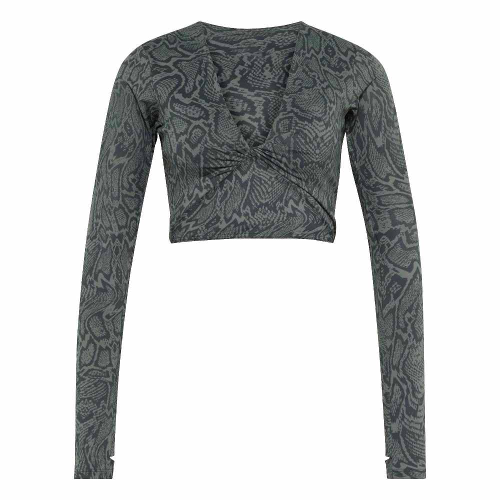 ADIDAS PRIMELIFT WORKOUT SNAKE TWIST REVERSIBLE LONG SLEEVE