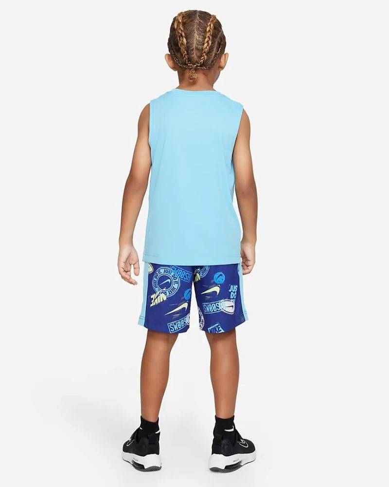 NIKE LITTLE KIDS AIR MUSCLE SHORT SET