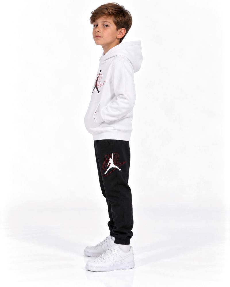 NIKE JORDAN LITTLE KIDS JM SWOOSH FLEECE PO SET