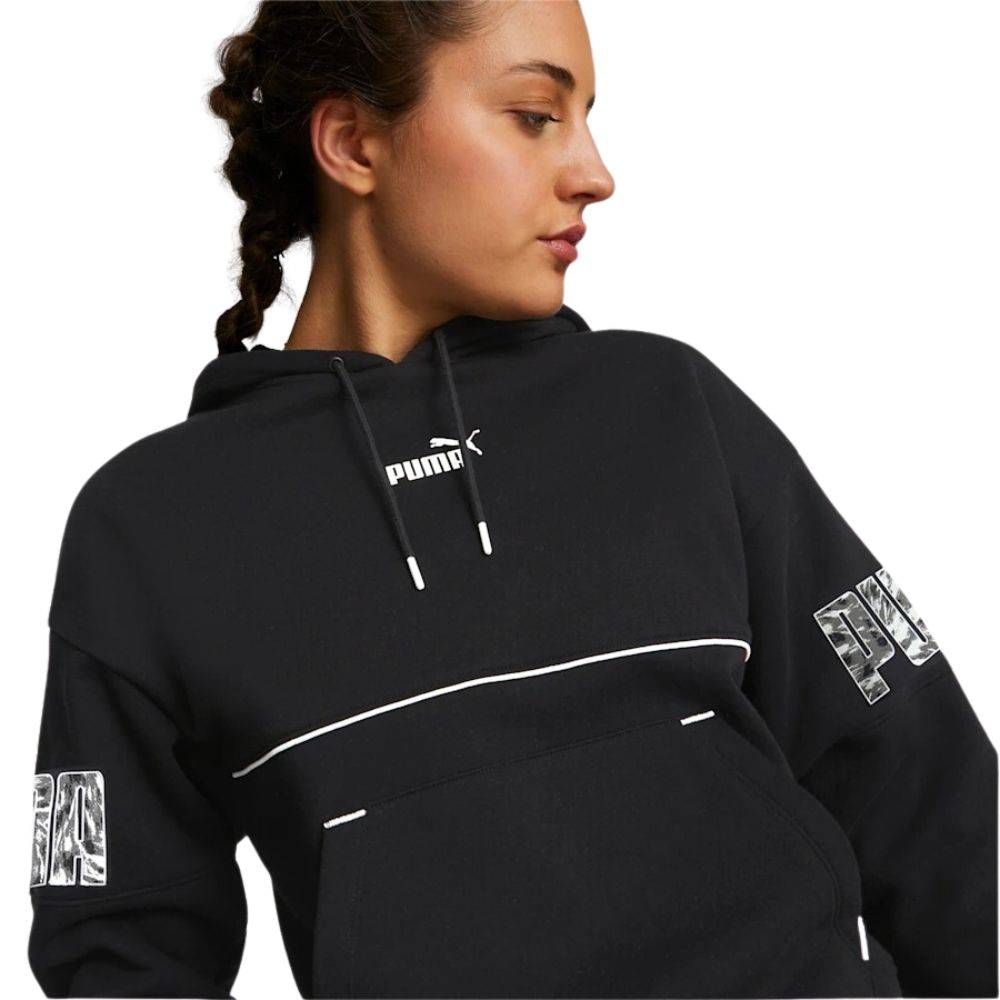 PUMA POWER SAFARI WOMENS FLEECE HOODIE