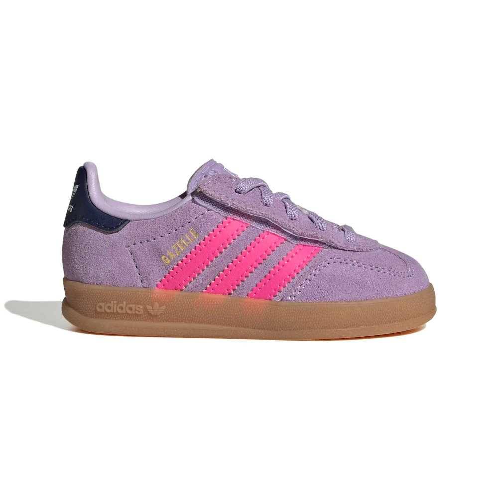 ADIDAS ORIGINALS INFANT GAZELLE INDOOR COMFORT CLOSURE ELASTIC LACE SHOES
