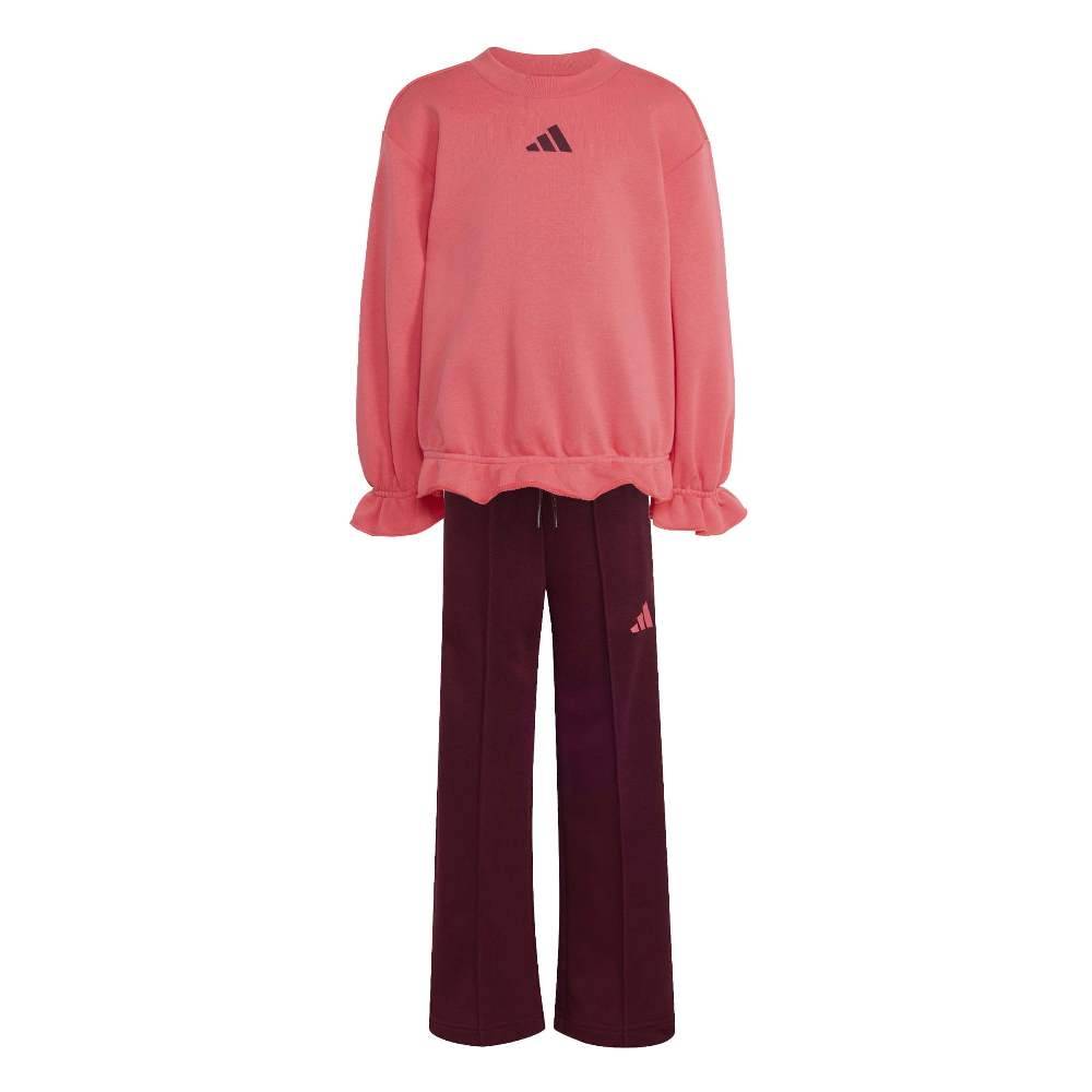 ADIDAS LITTLE GIRLS SEASONALS RUFFLES SWEATSET