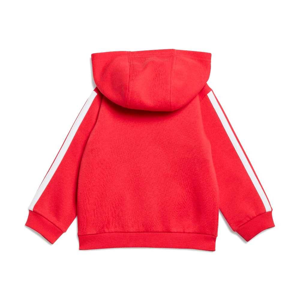 ADIDAS INFANT ESSENTIALS TIBERIO 3 STRIPES FLEECE TRACKUIT
