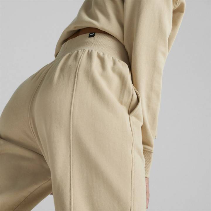 PUMA HER WOMENS FRENCH TERRY HIGH-WAIST PANT