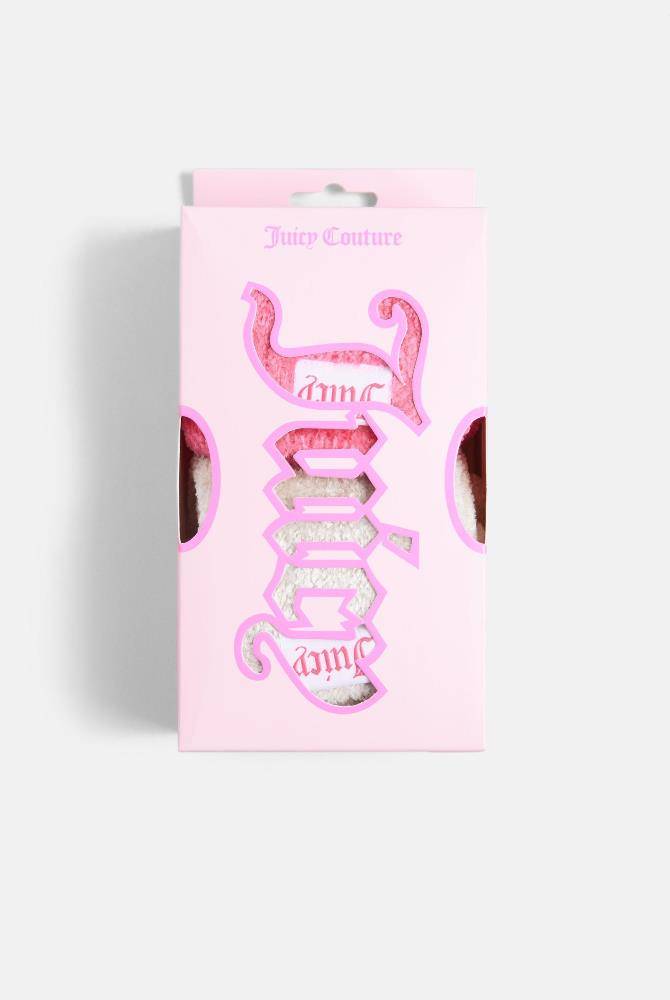 JUICY COUTURE FELICIA COSY FLUFFY SOCKS 2 PK