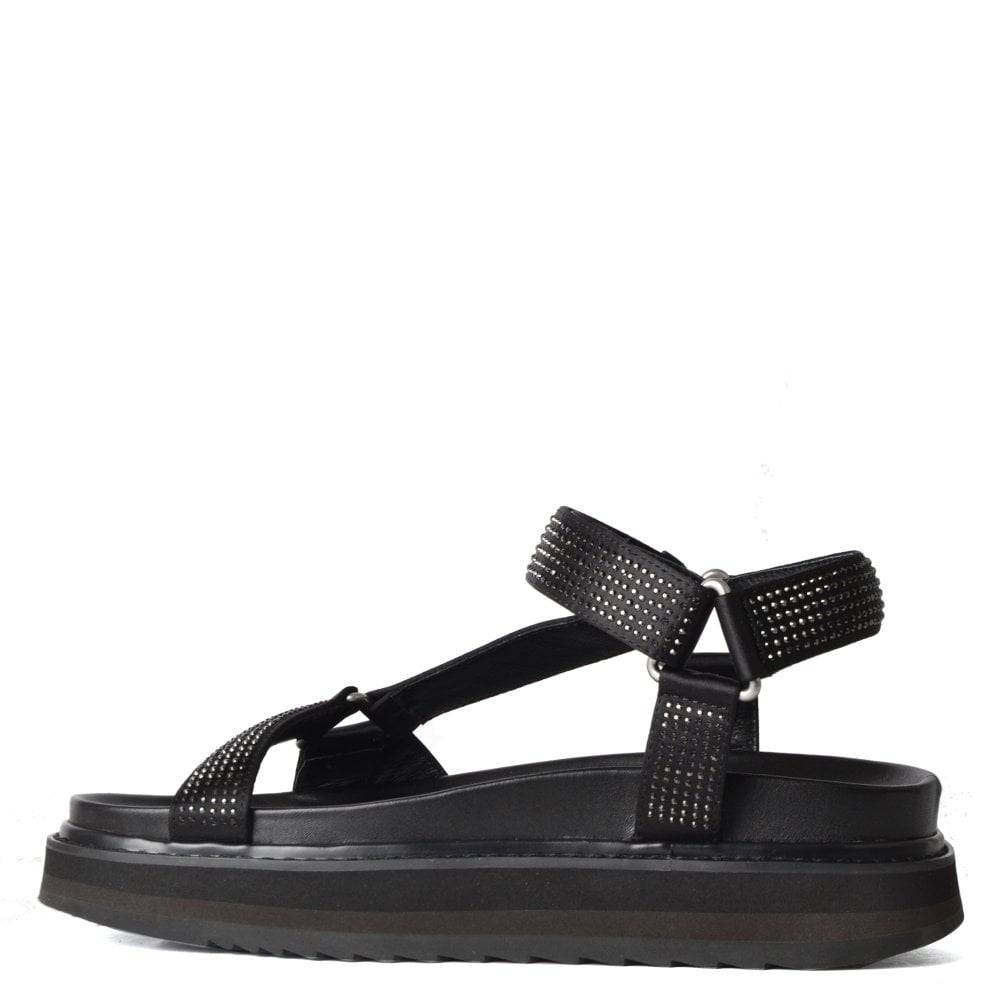 ASH UGO STRASS T-BAR SANDAL
