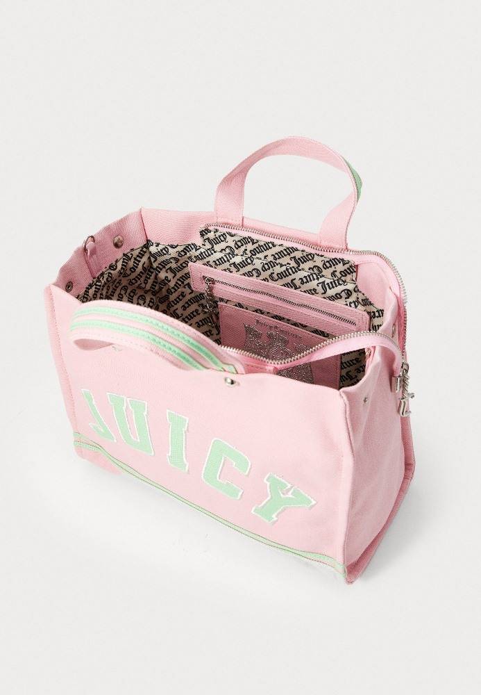 JUICY COUTURE IRIS PATCH CANVAS LARGE SHOPPING