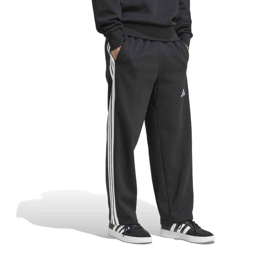 ADIDAS M ESSENTIALS THREE STRIPES FLEECE WIDE LEG PANT