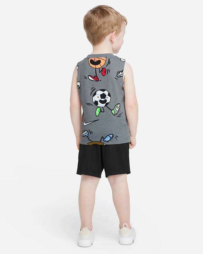 NIKE LITTLE KIDS MUSCLE TANK AND SHORT SET