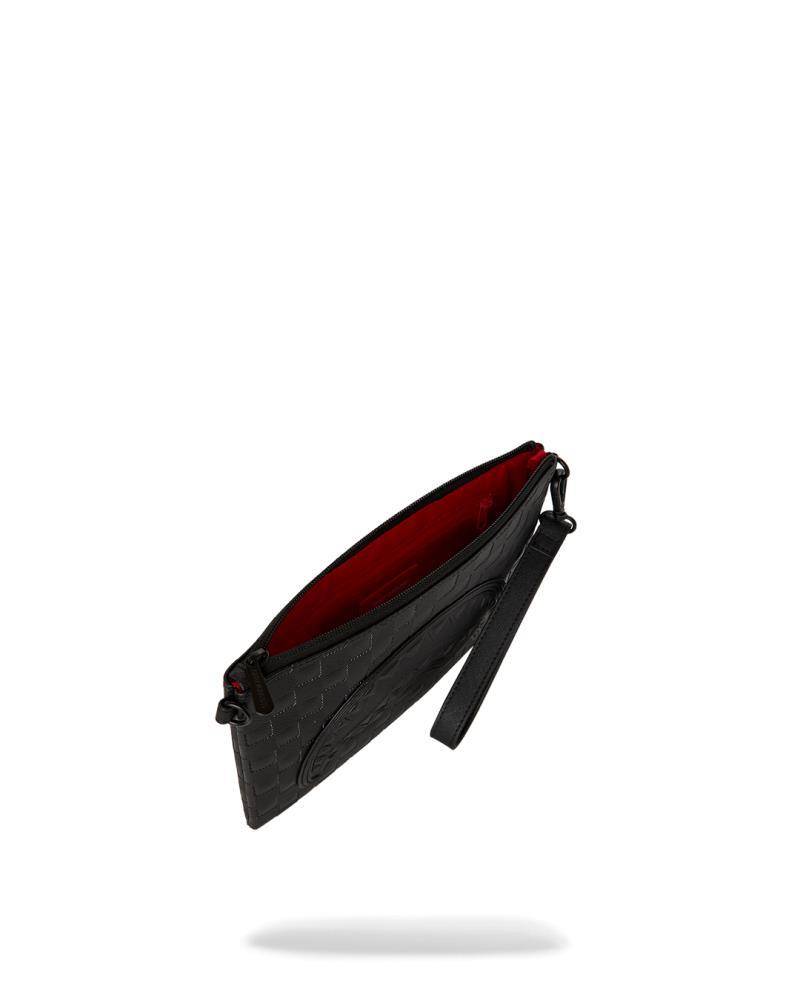 SPRAYGROUND RAISED CHECK CROSSOVER CLUTCH