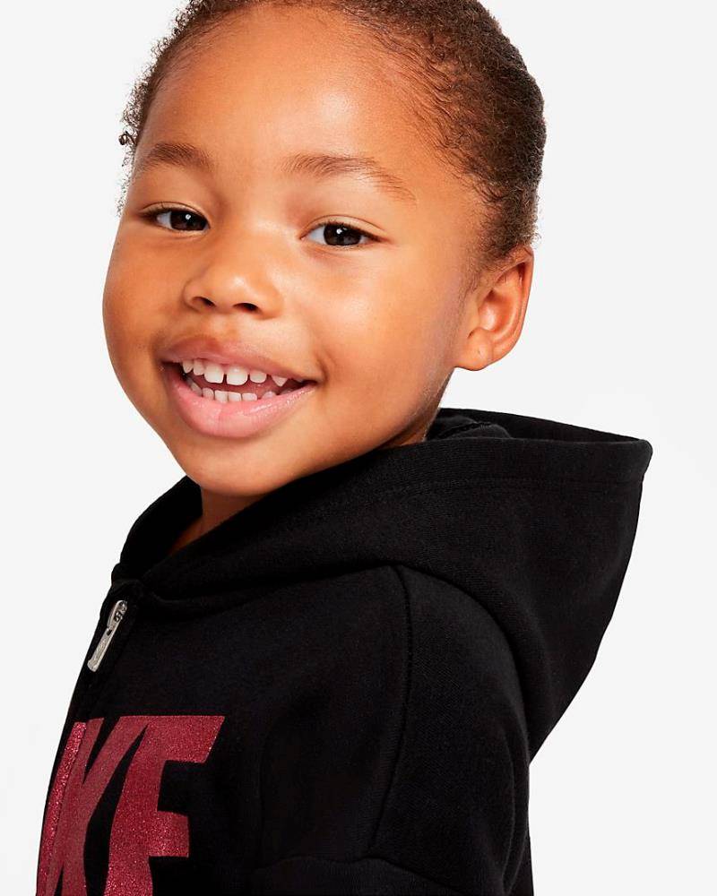 NIKE INFANT GIRLS FUTURA FULL-ZIP HOODED COVERALL