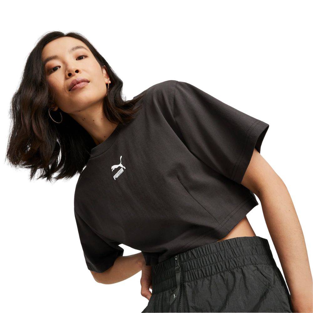 PUMA DARE TO CROPPED RELAXED TEE WOMEN