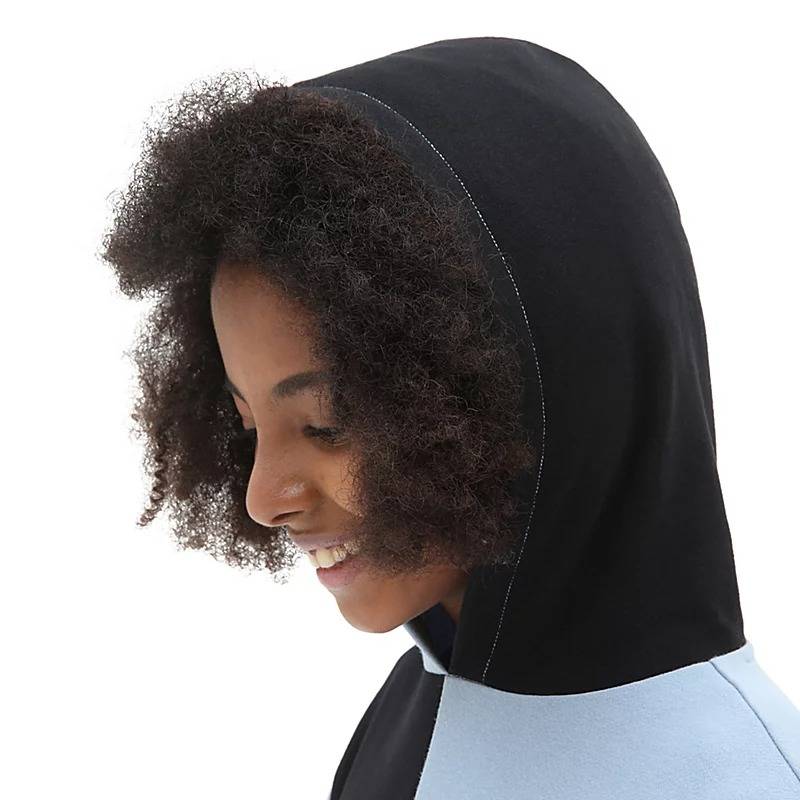 VANS GIRLS BLOCK IT CROPPED HOODIE