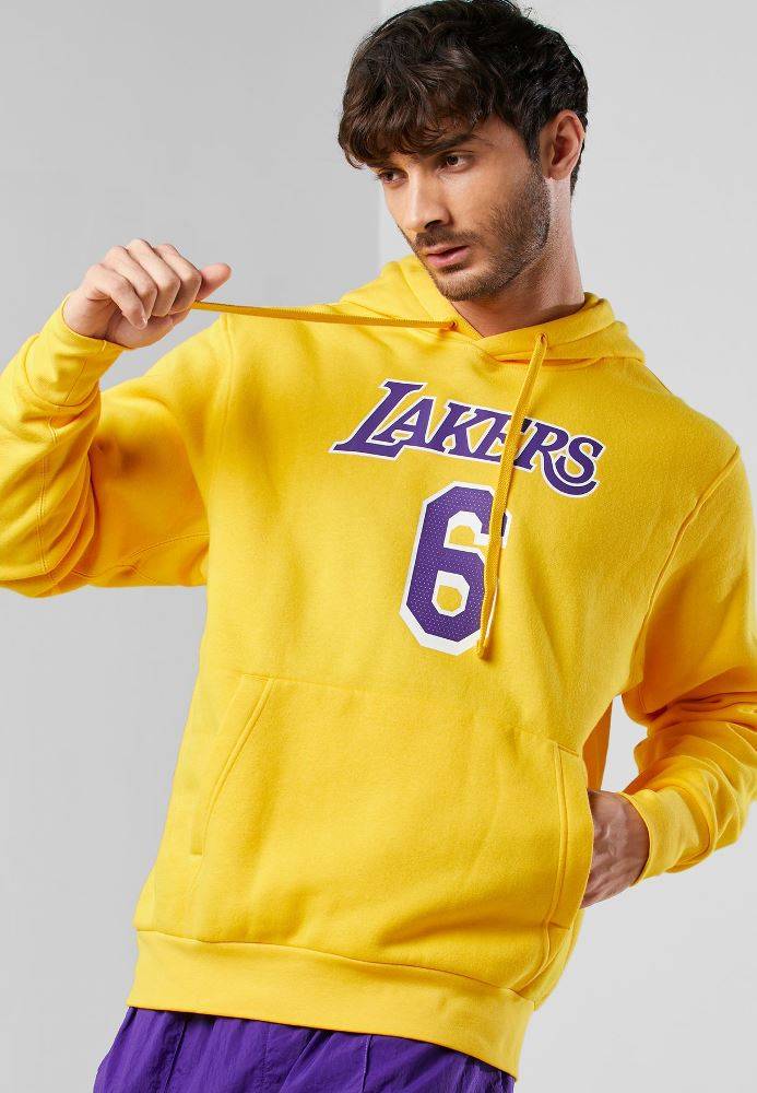 NIKE NBA LA LAKERS LEBRON JAMES FLEECE HOODIE