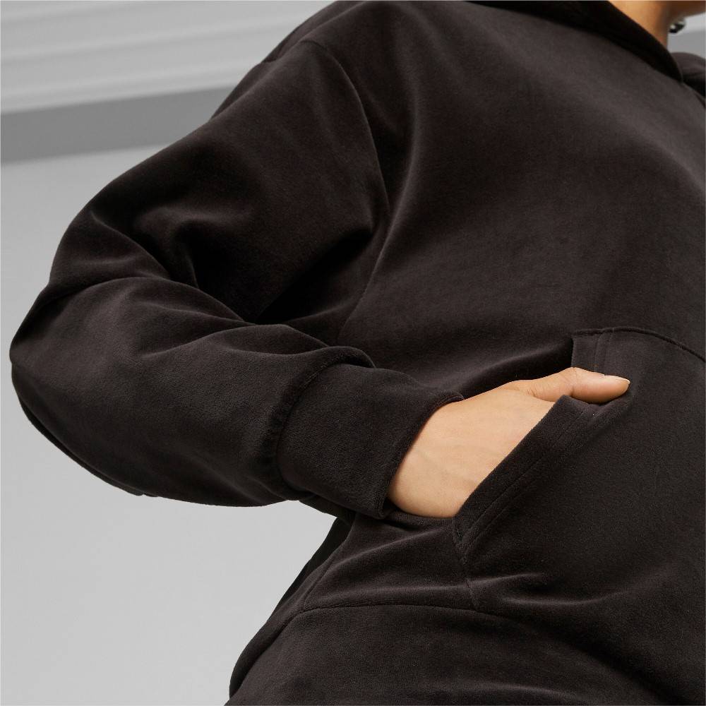 PUMA ESS ELEVATED VELOUR HOODIE