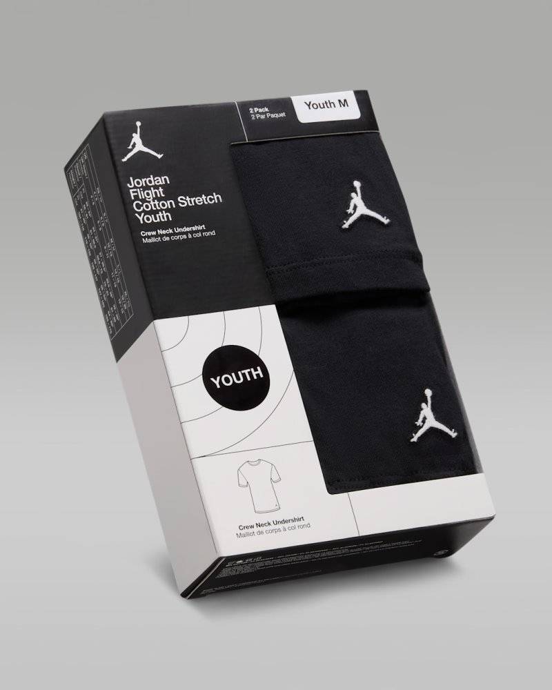 NIKE JORDAN BOYS FLIGHT BASE TEE 2-PACK