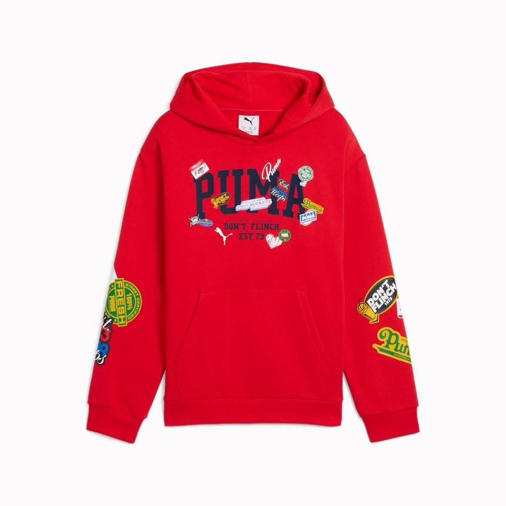 PUMA BASKETBALL HOOPERHOTLINE HOODIE FLEECE B