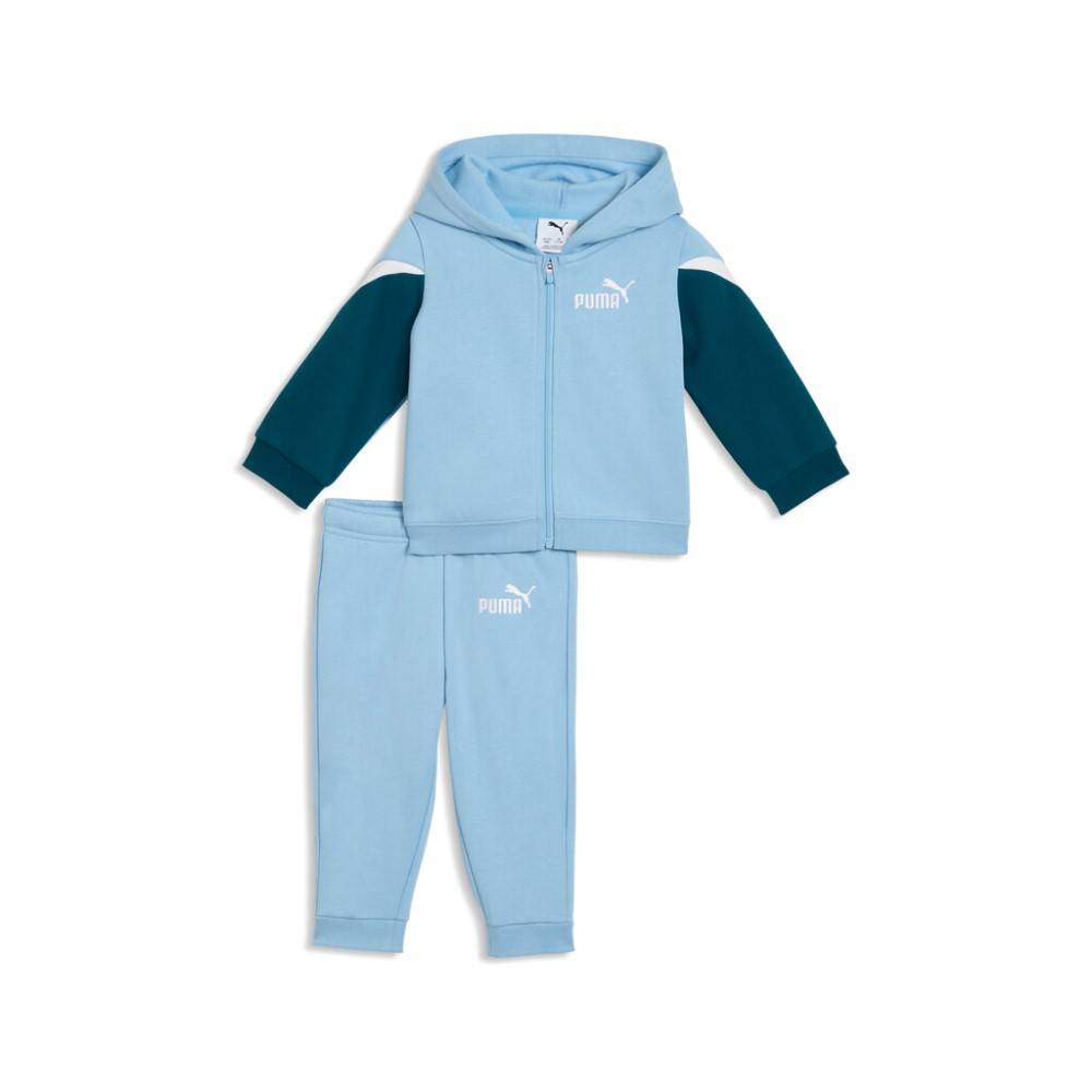 PUMA MINICATS ESS BLOCK HOODED FZ SET FL INF