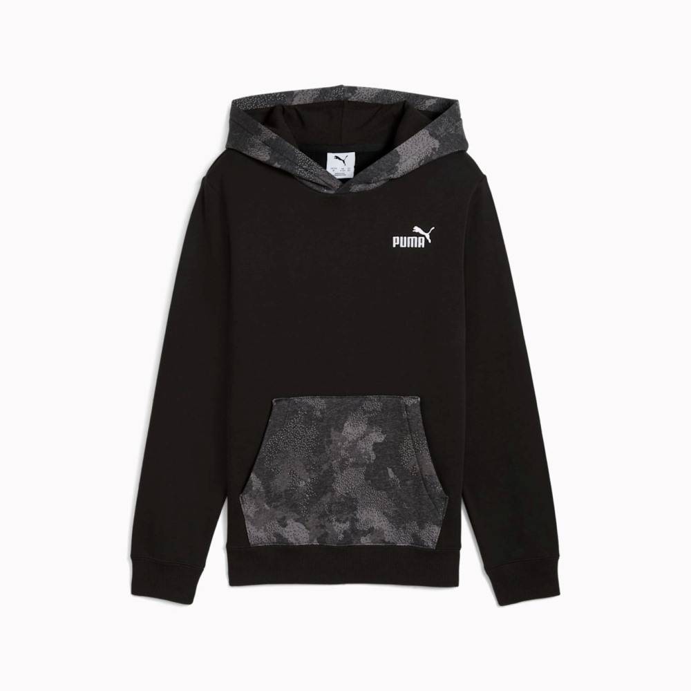 PUMA ESS CAMO HOODIE FLEECE B