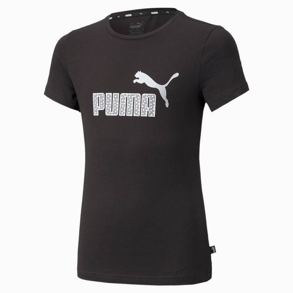 PUMA ESSENTIALS GIRLS LOGO TEE