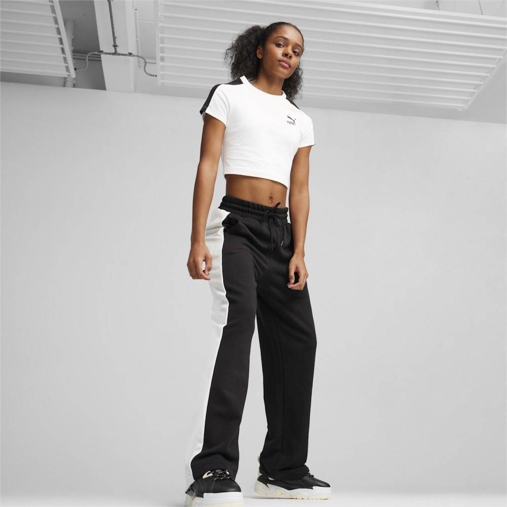 PUMA ICONIC T7 STRAIGHT LEG TRACK PANTS TR