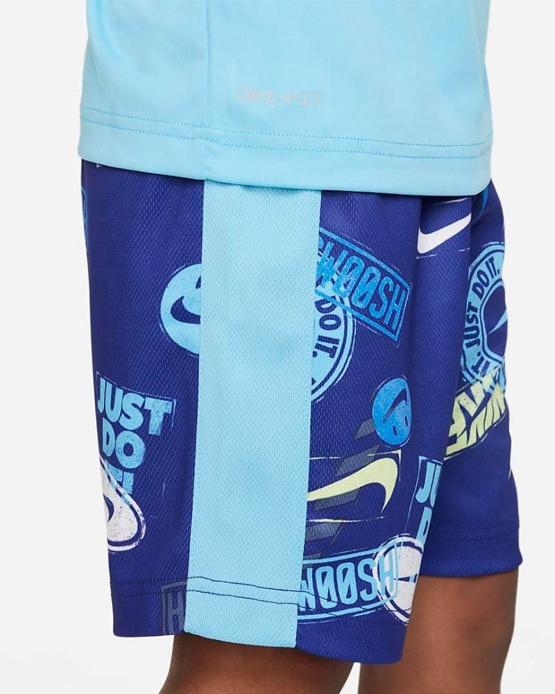NIKE LITTLE KIDS AIR MUSCLE SHORT SET