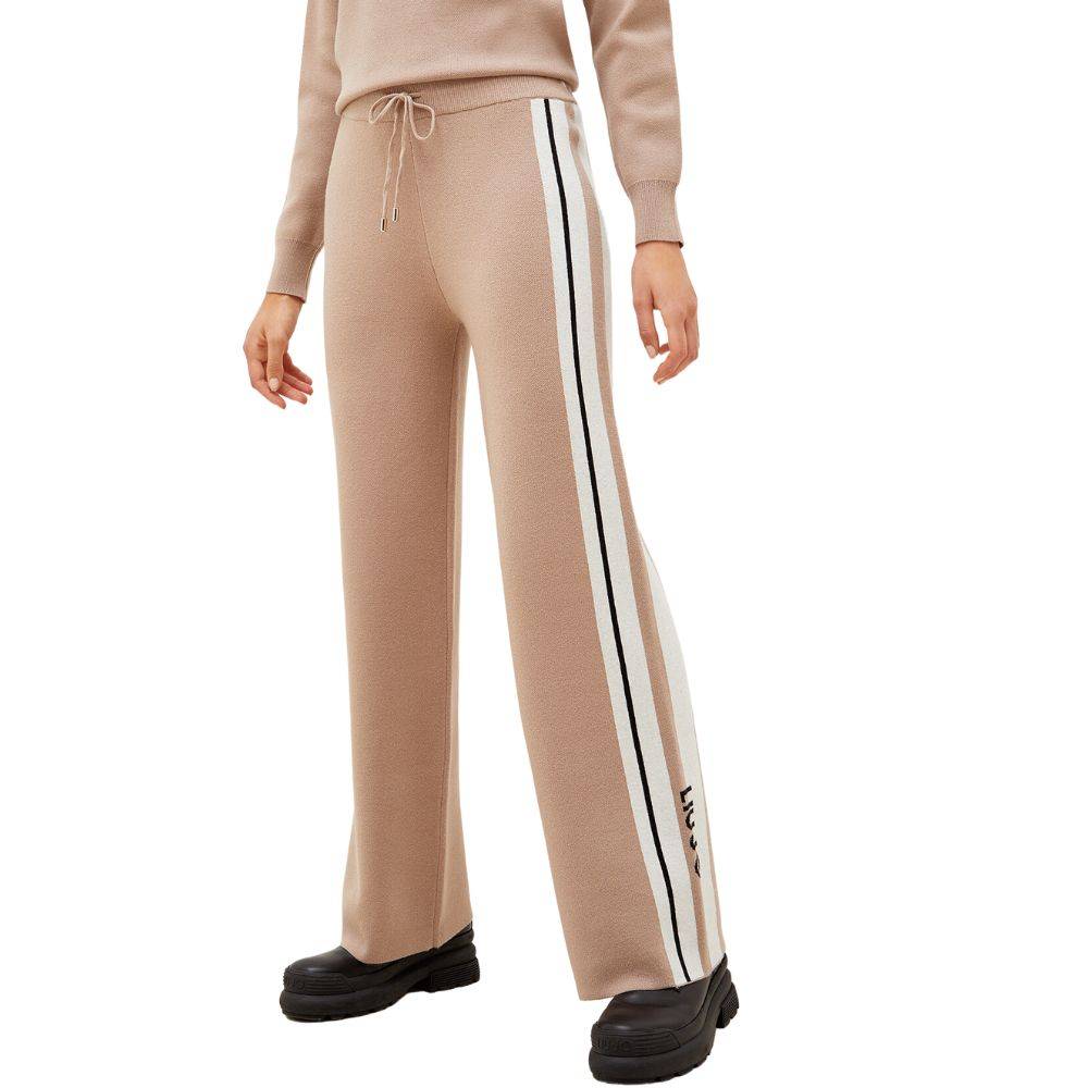 LIU JO LOGO KNITTED TROUSERS