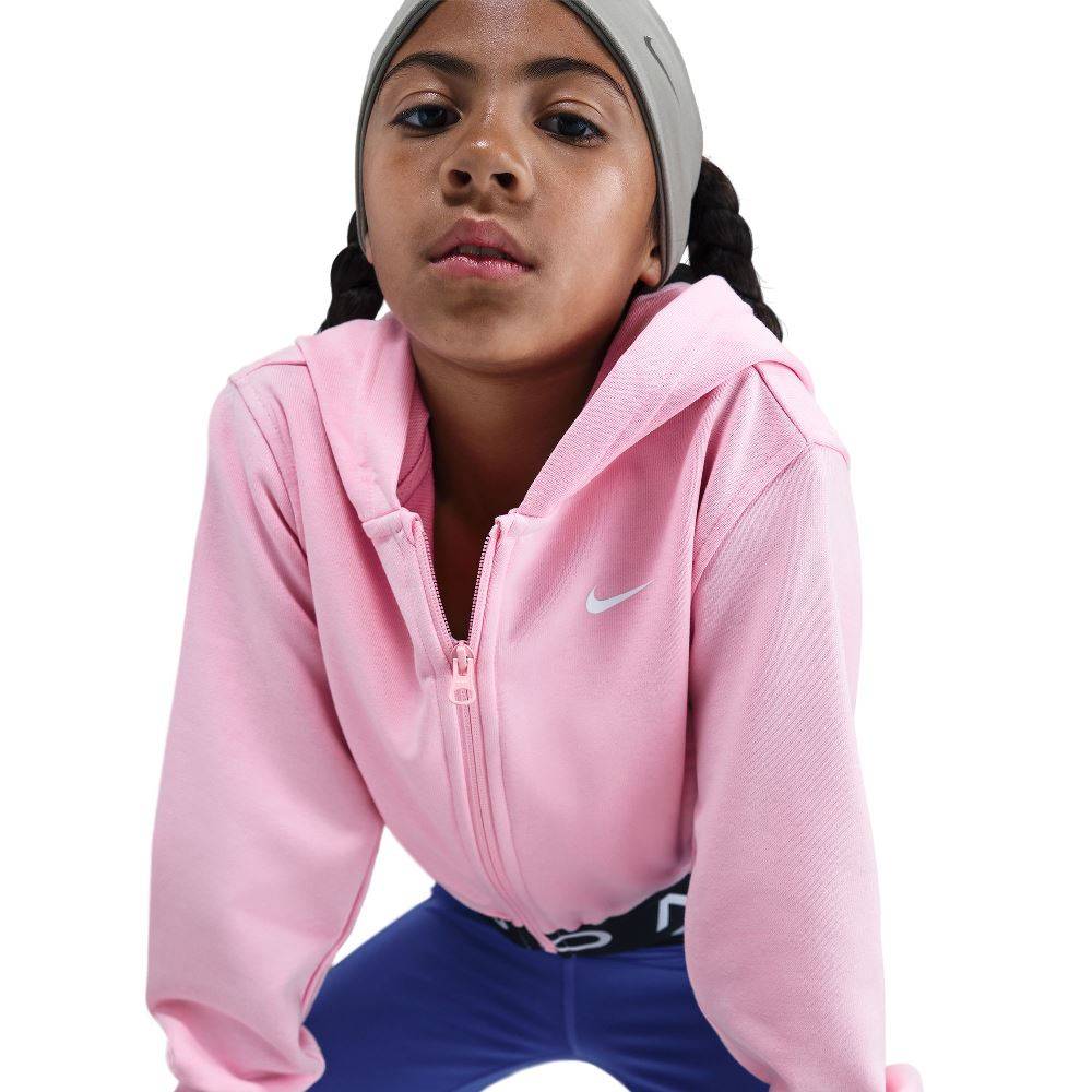 NIKE PRO DRI-FIT FULL-ZIP GIRL HOODIE