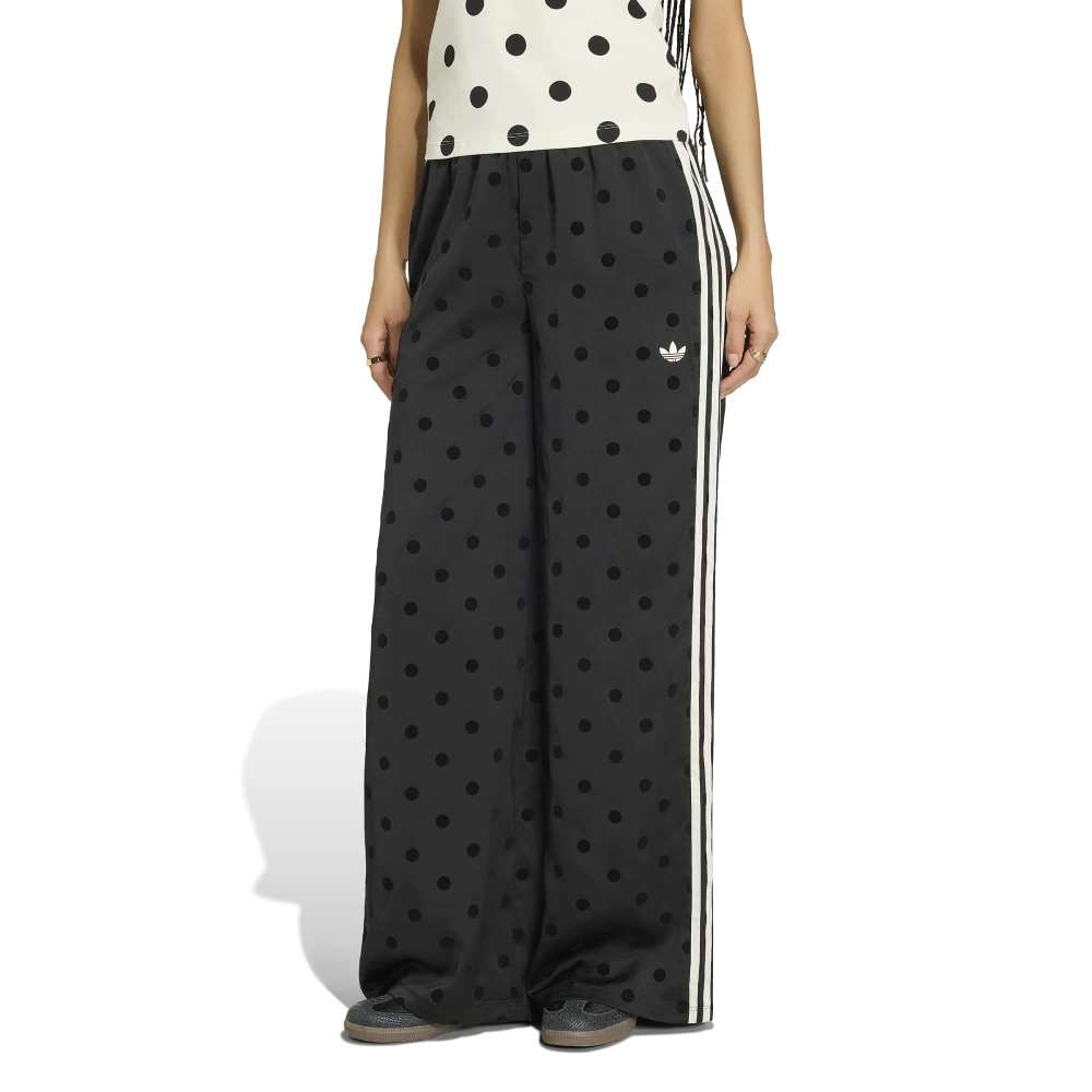 ADIDAS ORIGINALS SATIN POLKA DOTS WIDE LEG PANT