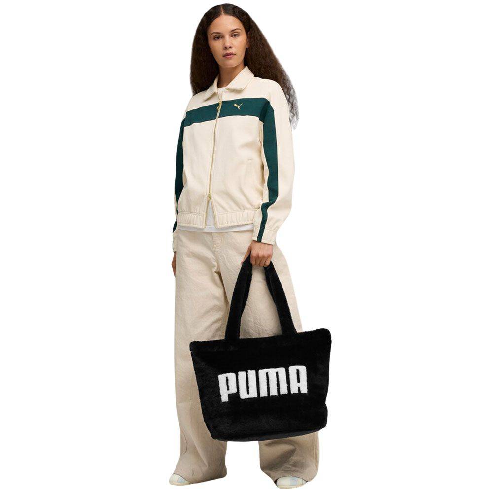 PUMA UP FAUX FUR SHOPPER