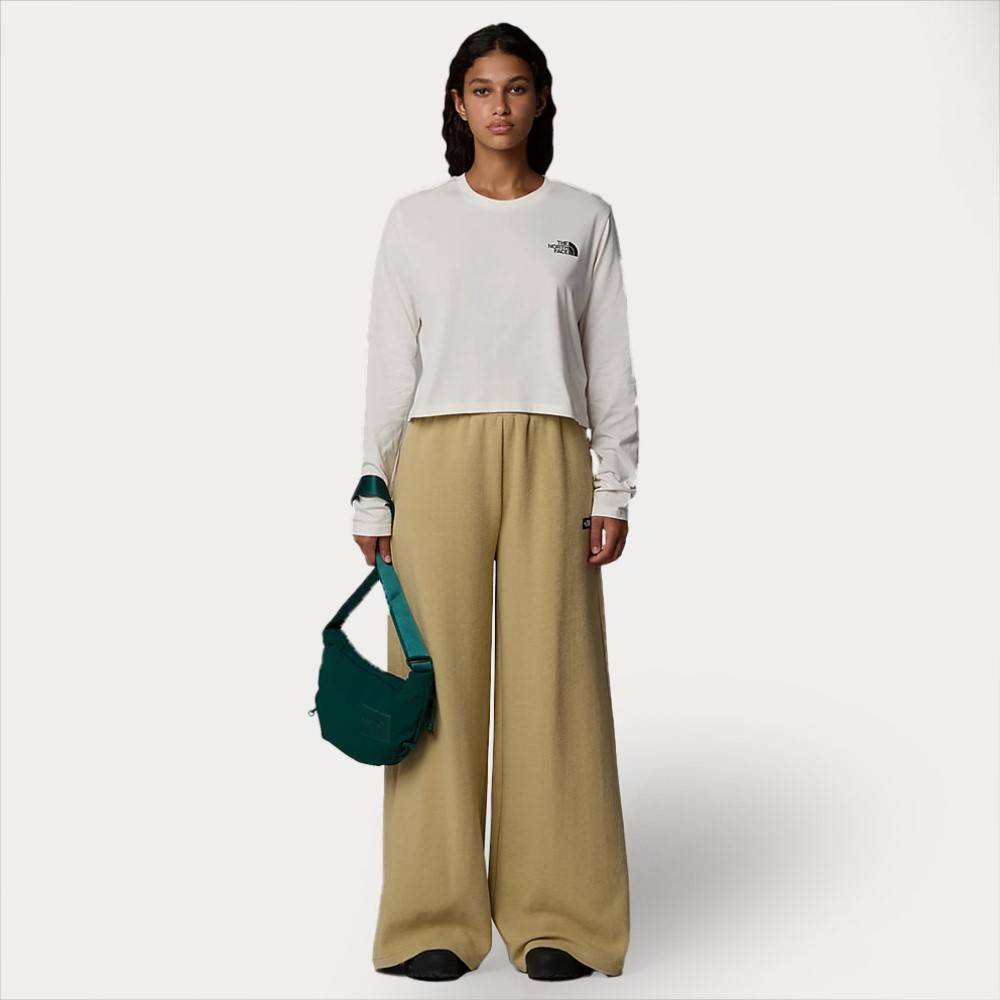THE NORTH FACE WOMENS LONGSLEEVE SIMPLE DOME CROP TEE